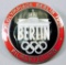 German WWII 1936 Berlin Summer Olympics Film Maker Badge