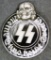 German WWII Waffen SS Membership Party Badge