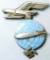 WWII Zeppelin Air Ship Officers Visor Cap Badge