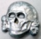 Waffen SS Officers Visor Cap Skull