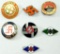 (7) German WWII Enameled Party Badges