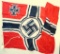 German Naval Kriegsmarine Combat Swastika Battle Flag