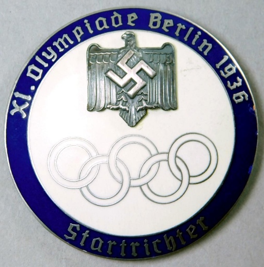 German 1936 Berlin Summer Olympics Starter Sports Badge