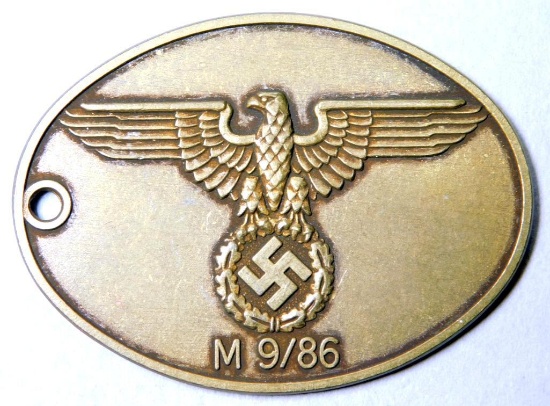 German WW2 Geheime Staatspolizei Criminal Identification Disc
