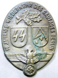 Waffen SS / SA Gautag Berlin Badge