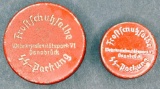 (2) German WWII Waffen SS Lip Balm Canisters