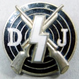 German WWII Deutsches Youth DJ Marksman Shooting Badge