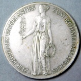 German WWII Silver 1936 Berlin Summer Olympics Table Medallion