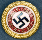 NSDAP Golden Party Member Badge ? Numbered 5427