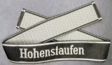 German WWII Waffen Elite HOHENSTAUFEN EM Cuff Title