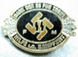 Waffen SS FM Donation Membership Lapel Badge