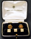 Vintage 18K Gold Spritzer-Furhmann 5 piece Men's Dress Set