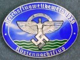 1939 NSFK Reichsflugwettbewerb Glider Korps Badge