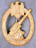 German World War 2 Army Flak Artillery Badge