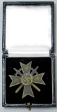 Cased WWII 1st Class War Service Cross with Swords