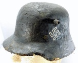Wow! German WWII Waffen SS Papier Mache Helmet