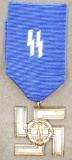 German WWII Waffen SS 12-Year Service Decoration