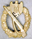 German WWII Army Heer Bronze Infantry Assault Badge