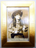 Reprint: Old West Annie Oakley Sharpshooter Photo Postcard