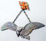 German Polish WWII Luftwaffe Axis Pilot Badge