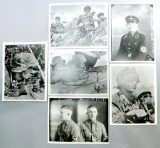 (6) German WWII Waffen SS Soldier Post Cards