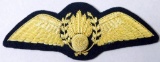 Sri Lanka Air Force Military Aviator Gold Bullion Wire Pilot Wings