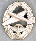 German WWII Pre Luftwaffe NSFK Glider Pilot Badge