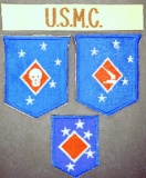 USMC WWII Marine Corps Raider Shoulder Patches