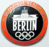 German WWII 1936 Berlin Summer Olympics Film Maker Badge