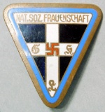 German WW2 Women's 'Nat Soz Frauenschaft' Workers Badge