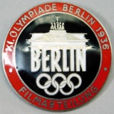 WWII 1936 Berlin Summer Olympics Film Maker Badge
