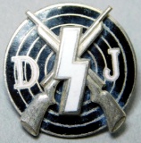 German WW2 Deutsches Youth DJ Runic Marksman Shooting Badge