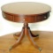 Round Mahogany Regency Drum/Rent Table