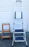 Grouping of Three Ladder/Step Stools