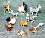 Miniature Porcelain Animal Figurines