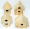 Small Wood Craft Birdhouses, 97 Units