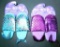 Girls' Mermaid Slippers in Assorted Sizes and Colors, 25 Pairs