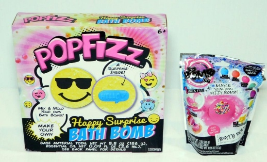 D.I.Y. Bath Bomb and PopFizz Kits and Pouches