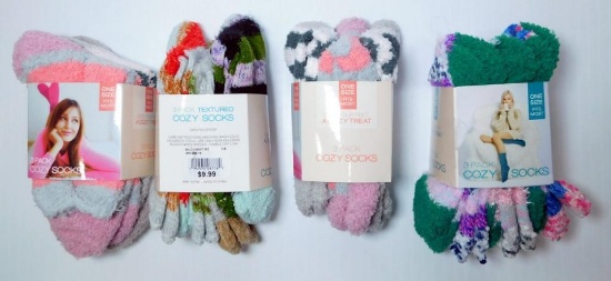 Cozy Feet Socks 3-packs, 50 Pairs
