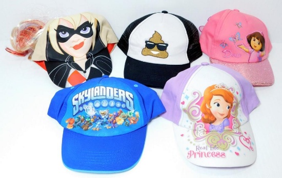 Kids Licensed Assorted Hats, 40 Units