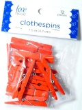 Mini Red Clothespins 12-packs, 71 Units