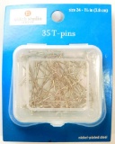 Stitch Studio 1-1/2-inch T-pins, 35 to a Package, 60 Units