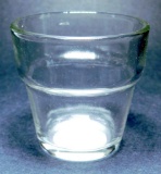 Clear Glass Flower Pot Votive Candle Holders, 240 Units