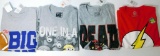 New Adult Dead Pool, Despicable Me, and Assorted Licensed T-Shirts, 43 Units
