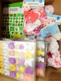 Valentine's Day, St. Patrick's Day, and Easter Foam, Felt and Glitter Stickers, 200 Units