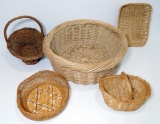 Variety of Woven Baskets in All Shapes and Sizes