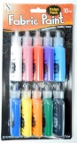 Dimensional Permanent Fabric Paint 10-color Pack, 24 Units