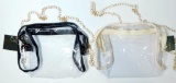 Nicole's Boutique Clear Crossbody Purses, 56 Units