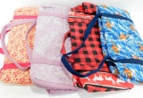 Nicole's Boutique Quilted Duffel Bags in 4 Designs, 12 Units