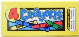 4-Pack Primary Colors Non-toxic Crayons, About 1000 Units